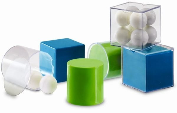 Mass Cube Set (Pb, Br, Al, Fe) 3,2x3,2x3,2cm with hook - Διερευνητική Μάθηση