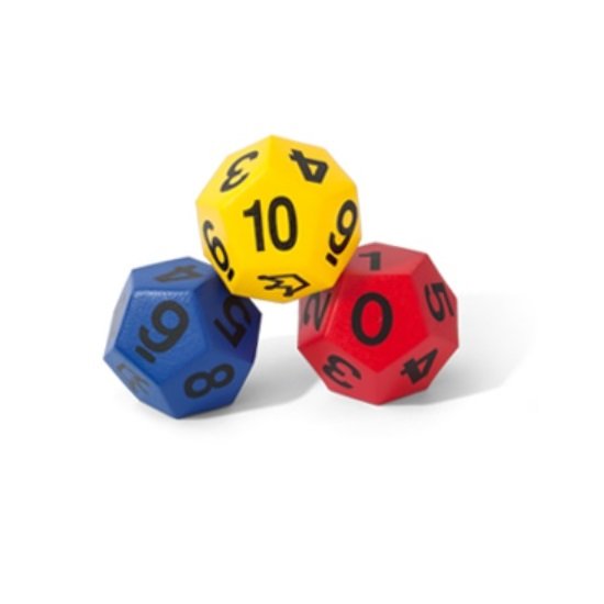 Big Foam Dice 10cm Red by Knowledge Research
