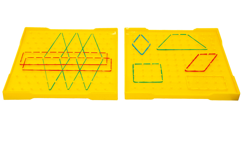 Double Sided Isometric Geoboard by Knowledge Research | why.gr