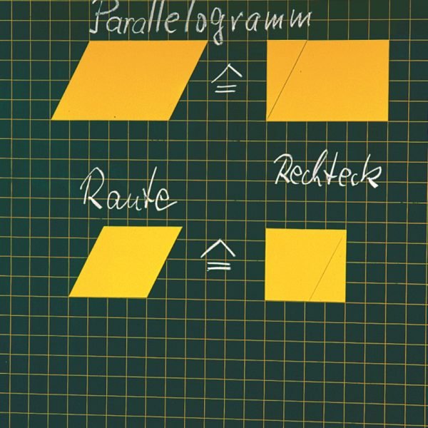 Tangram Set in 4 colours for chalkboard magnetic (28 pcs) - why.gr