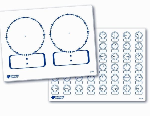 Time Double-Sided Dry-Erase Board