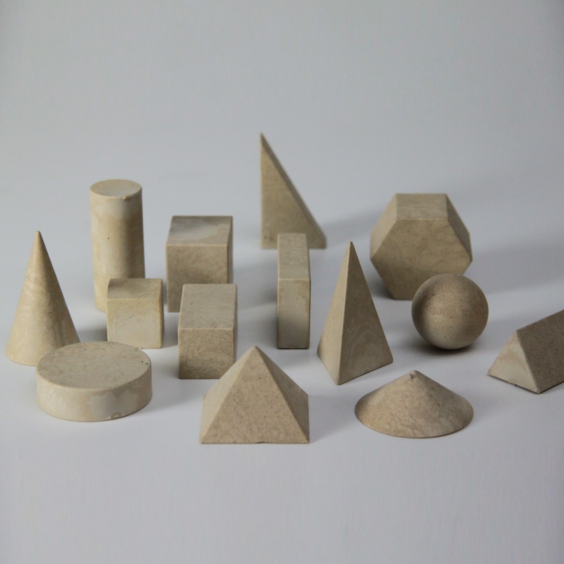 Geometric Shapes Wooden 14pcs by Knowledge Research | why.gr