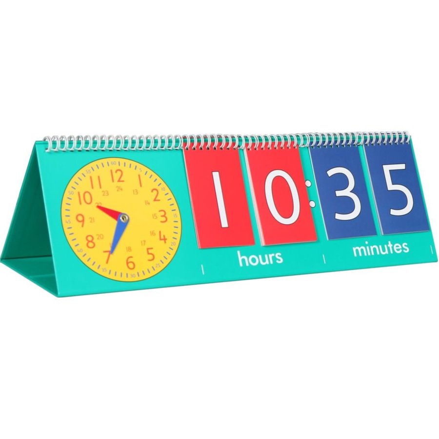 Tell Time Flip Chart - Teacher by Knowledge Research | why.gr