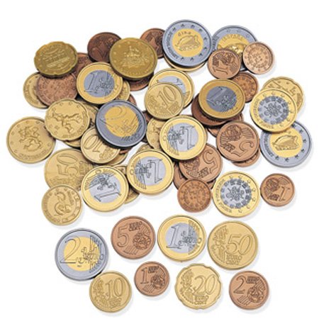 Euro Coins (40pcs plastic Bag) - Διερευνητική Μάθηση