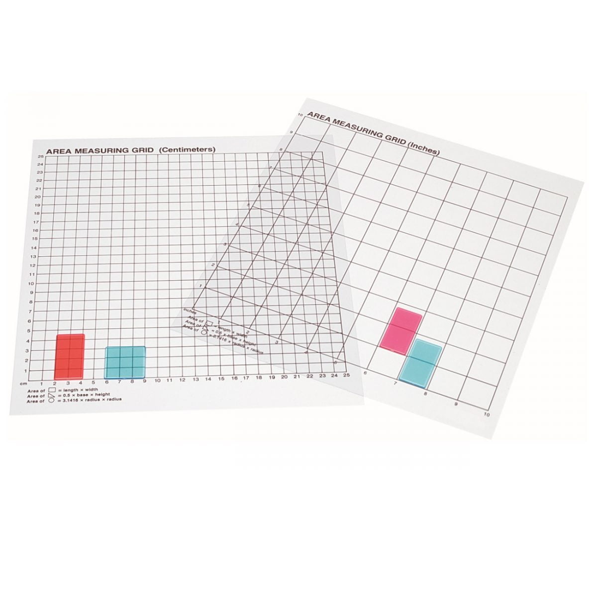 Transparent Centimeter Graph Grid 2x2cm - Διερευνητική Μάθηση