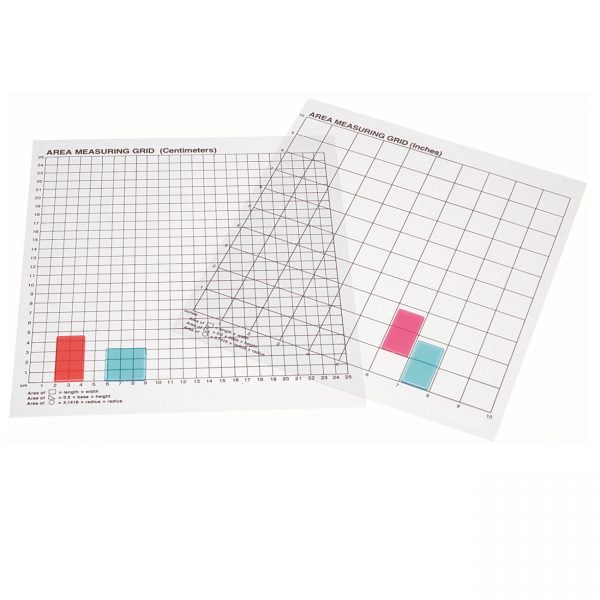 Transparent Centimeter Graph Grid