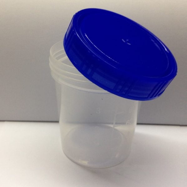 Plastic bottle 100ml with screw cap