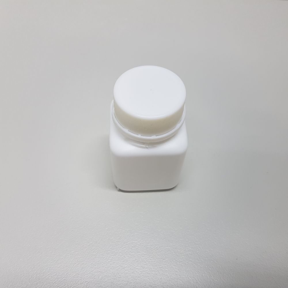 Πλαστικό Δοχείο 60ml με βιδωτό καπάκι - Square Plastic Bottle 60ml