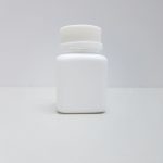Square Plastic Bottle with screw cap - Image 3