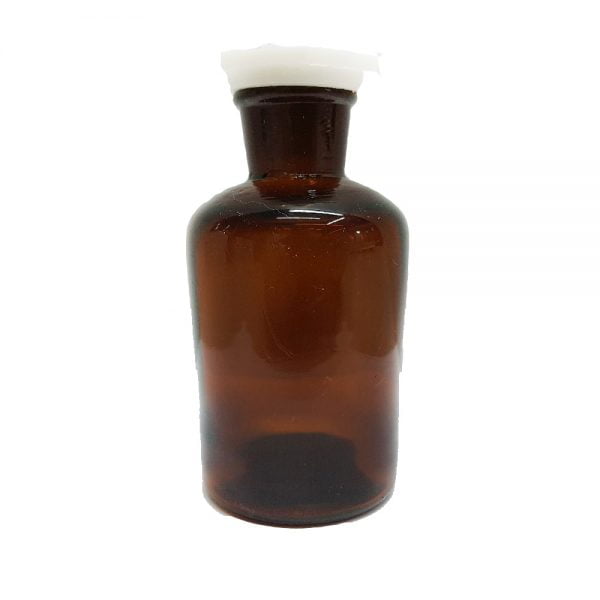 Γυάλινη Φιάλη 1lt - Amber glass - borosilicate - βιδωτό πώμα