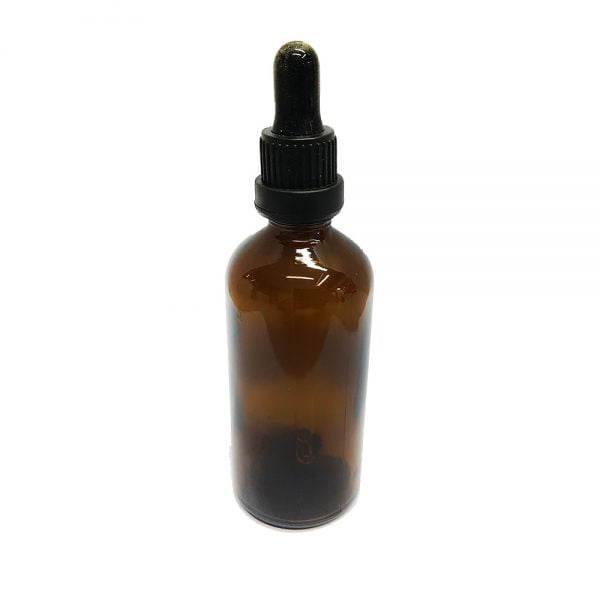 Γυάλινη Φιάλη 1lt - Amber glass - borosilicate - βιδωτό πώμα