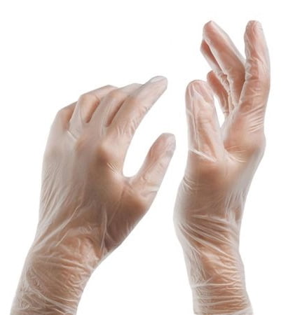 Γάντια Βινυλίου μιας χρήσης 100τεμ -