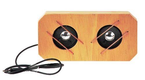 MP3 stereo speakers, plywood - Διερευνητική Μάθηση
