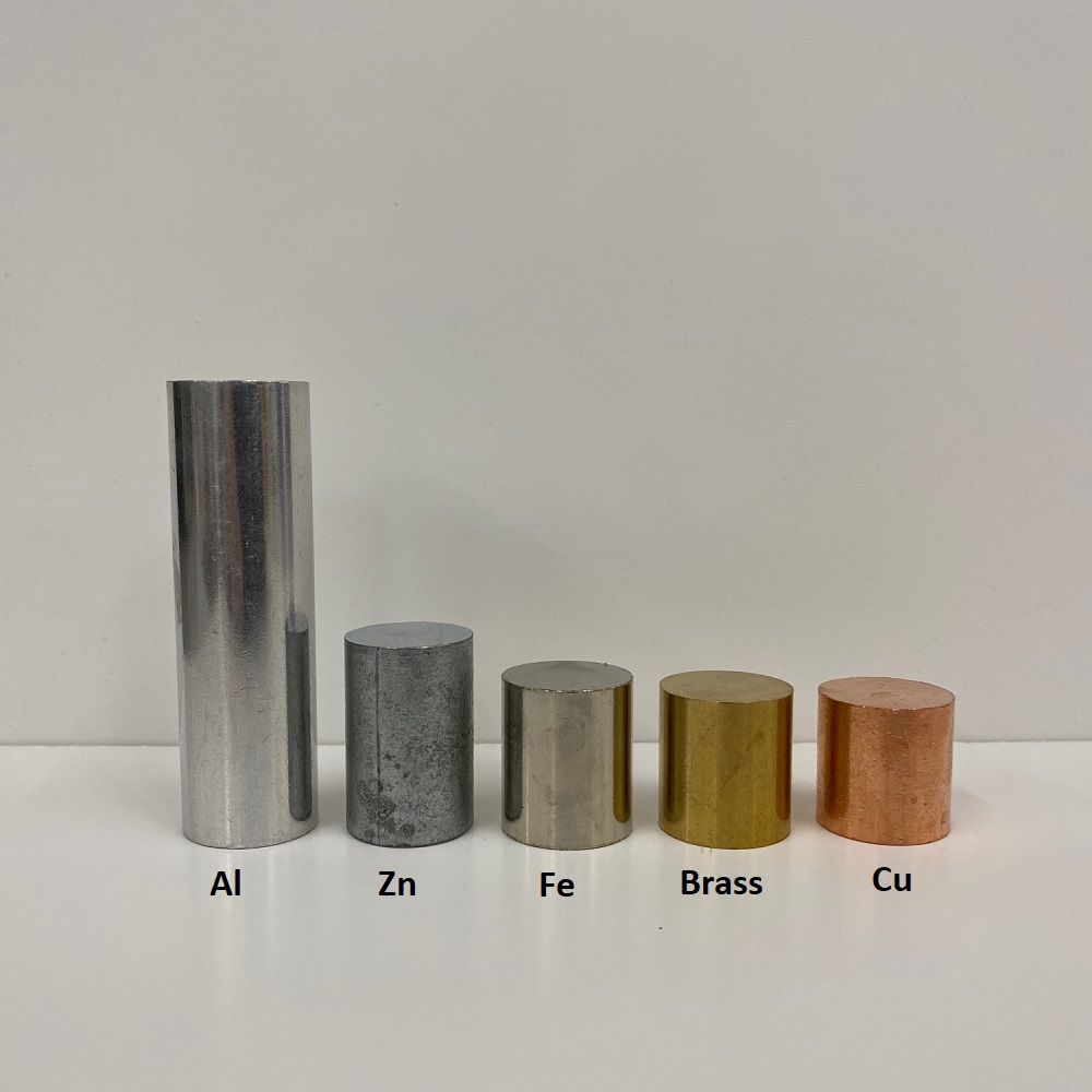 Equal Mass Metal Cylinder Set pk5 | Knowledge Research | why.gr