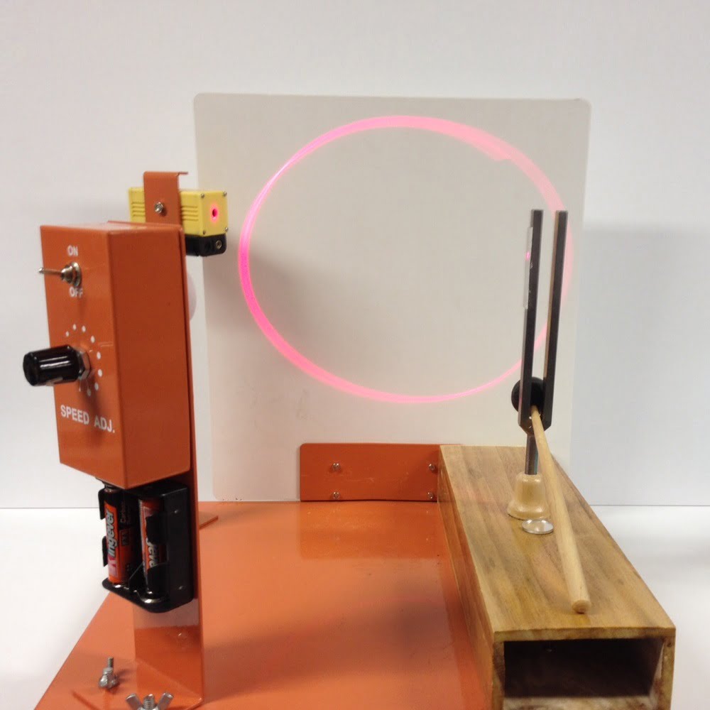 Tuning Fork Demonstration with Laser