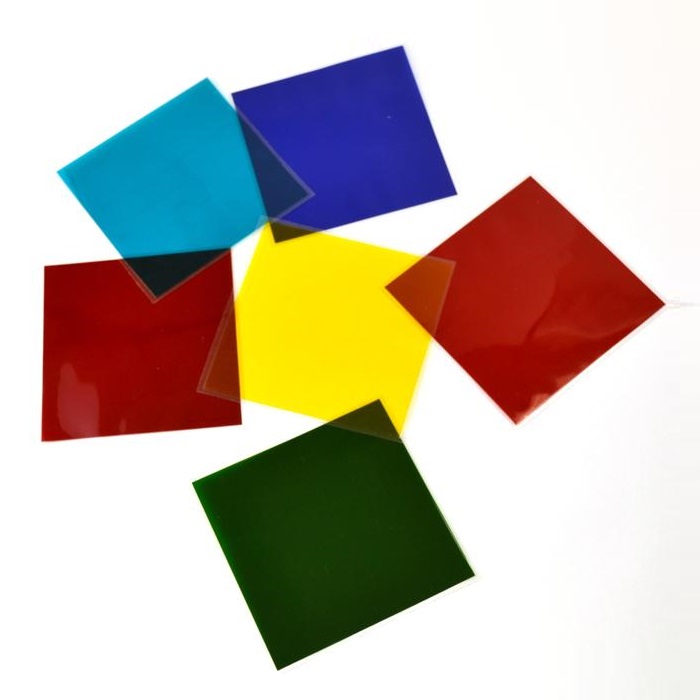 Set Of 6 Coloured Filters 100x100mm - Διερευνητική Μάθηση