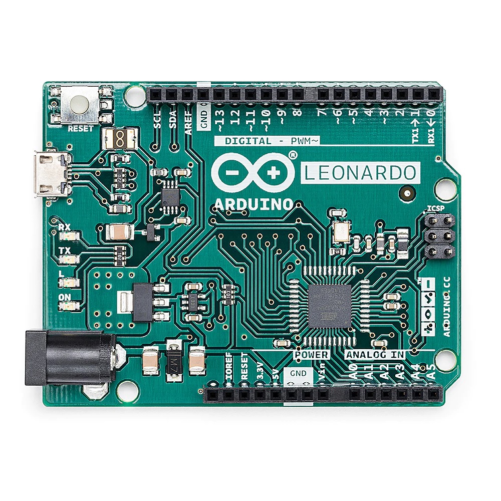 Arduino Leonardo with headers | Διερευνητική Μάθηση