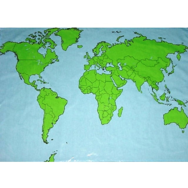 World Map (1.50x1m) Waterproof - Διερευνητική Μάθηση