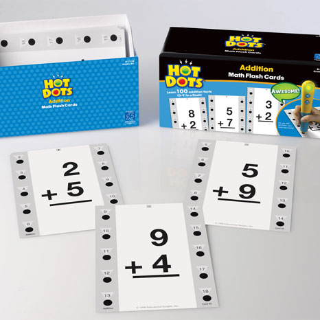Hot Dots Addition Card Set by Knowledge Research | why.gr
