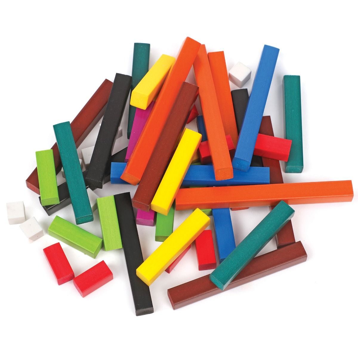 Cuisenaire Wooden Rods Introductory Set: 74pcs | why.gr