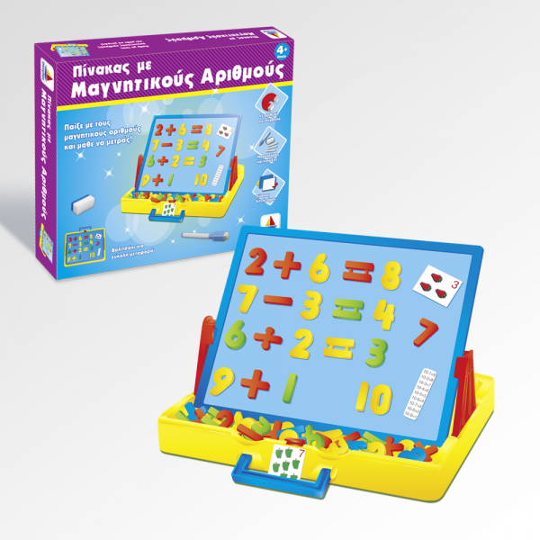 Board with Greek Magnetic Letters by Knowledge Reasearch