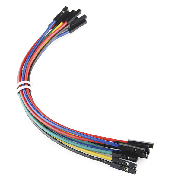 Jumper Wires Standard 7″ F/F pack of 5