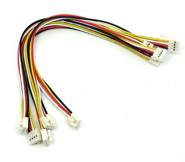 Grove - Universal 4 Pin 20cm Unbuckled Cable (5pcs pack)