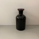 Γυάλινη Φιάλη 500ml φύλαξης αντιδραστηρίων με πλαστικό καπάκι