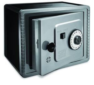 Safe with alarm