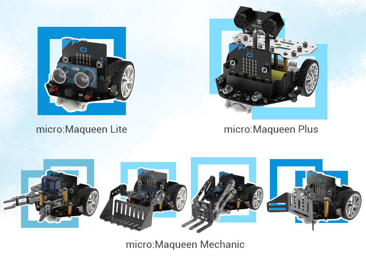 Micro: Maqueen Plus V2 Ρομποτική Πλατφόρμα micro:bit | Why.gr