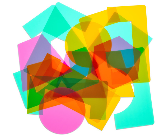 Geo-Me Διάφανα Χρωματιστά σχήματα 108pcs από Διερευνητική Μάθηση