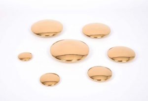 Sensory Reflective Gold Buttons Pk7 from Diereunitiki