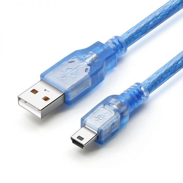 USB Cable A male-mini B 50cm blue