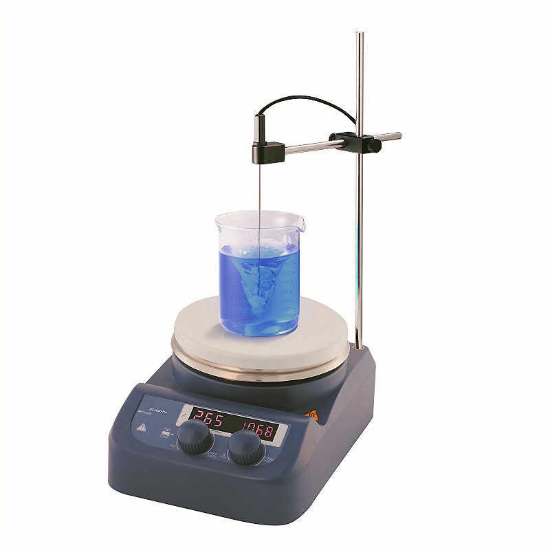 Hot Plate with Magnetic Stirrer and stand and temperature sensor