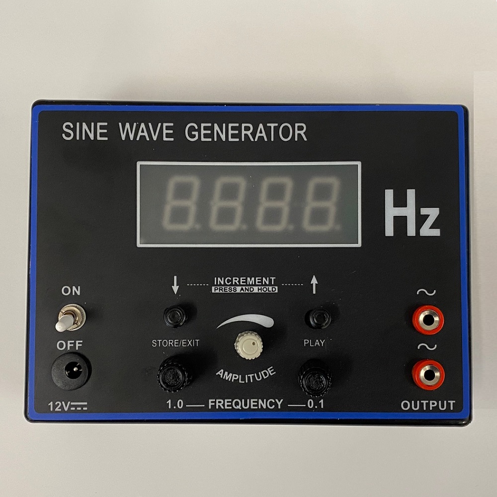 Sine Wave Generator with Frequency (1-800 Hz) and amplitude (12Vp-p).