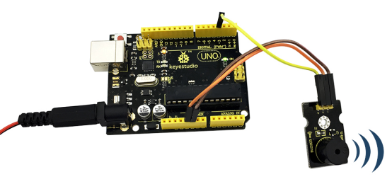 Keyestudio Passive Buzzer for Arduino Wiring