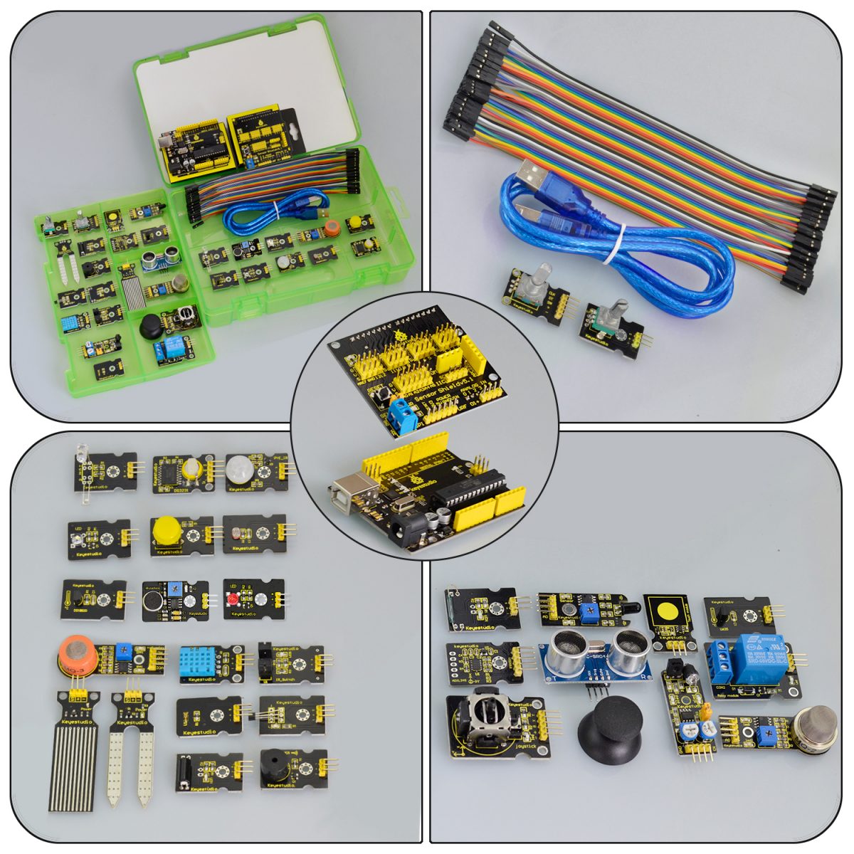 Keyestudio Arduino Sensor Starter Kit with Arduino Uno R3