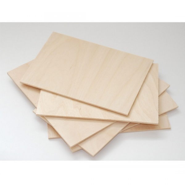 Basswood Plywood 305x305x6mm 6pcs | why.gr