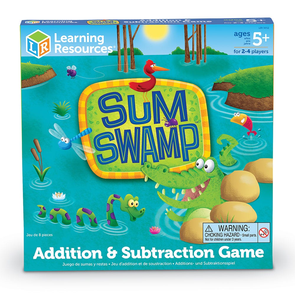 Sum Swamp Addition & Subtraction Game - why.gr