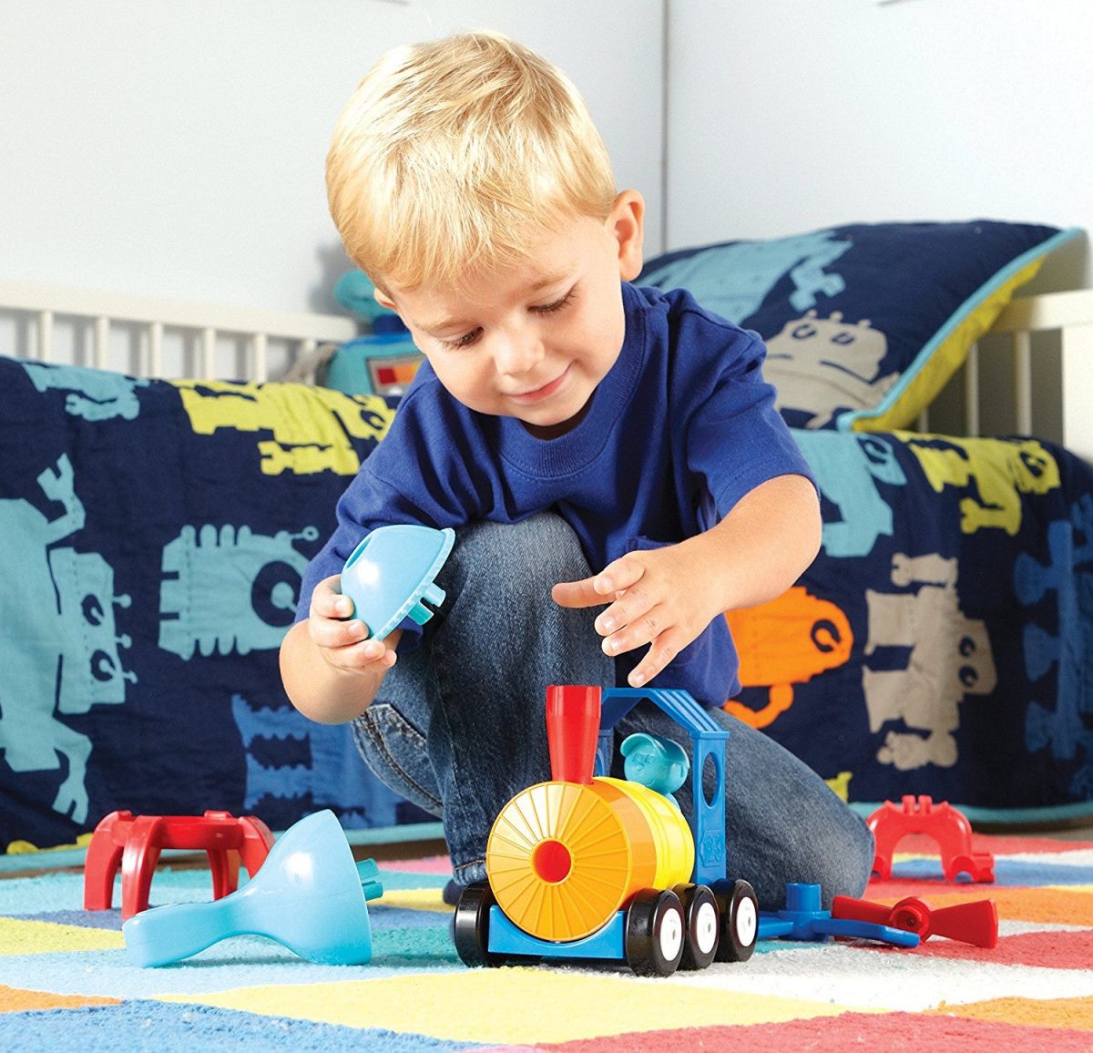 1-2-3 Build It!™ Rocket-Train-Helicopter - Image 3
