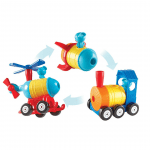 1-2-3 Build It!™ Rocket-Train-Helicopter - Image 2
