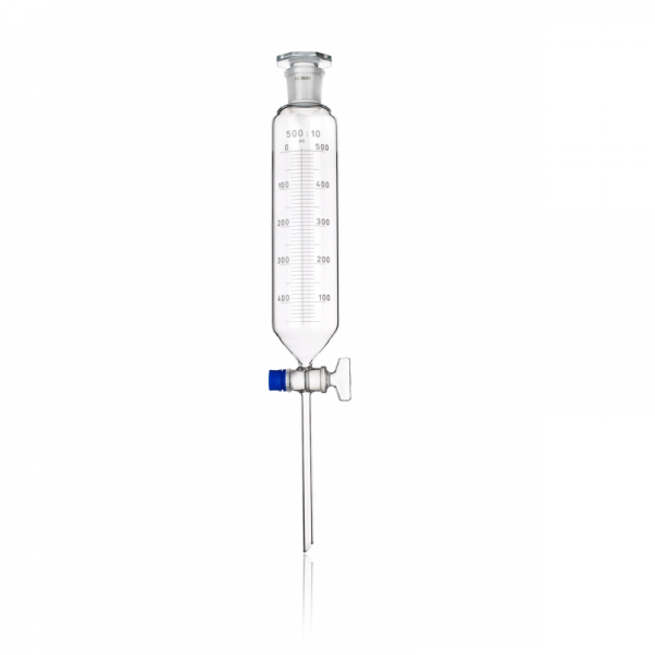 Διαχωριστική Χοάνη 250mL κυλινδρική με γυάλινη στρόφιγγα