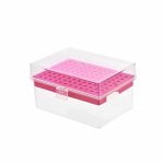 Κουτί Φύλαξης Ρυγχών 0.2ul Tip Box 96 θέσεων κόκκινο