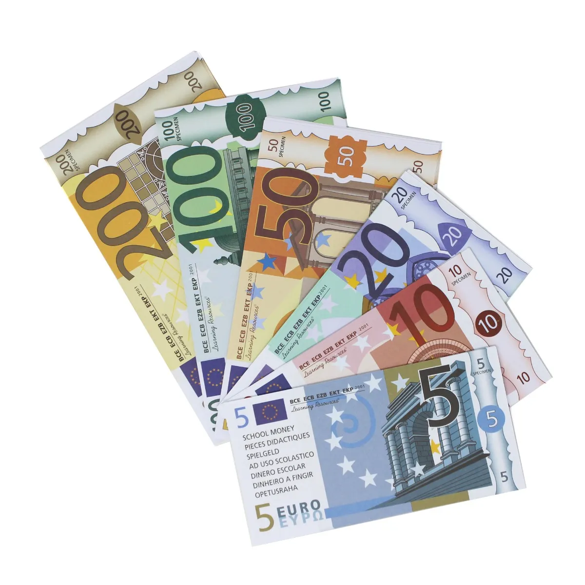 Σετ χαρτονομισμάτων ευρώ 60τεμ - why.gr