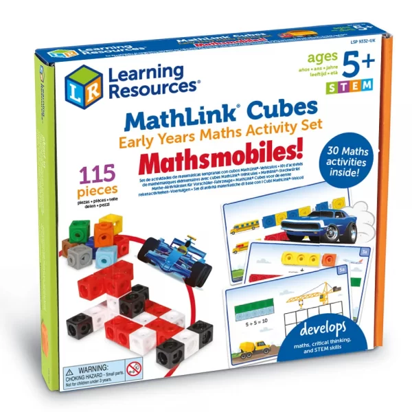 MathLink® Cubes Early Maths Activity Set – Dino Time - why.gr