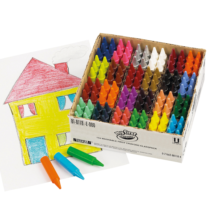 Crayola Wax Crayons 144pk - why.gr