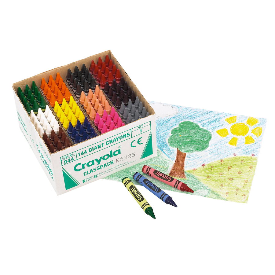 Crayola Wax Crayons 144pk - why.gr