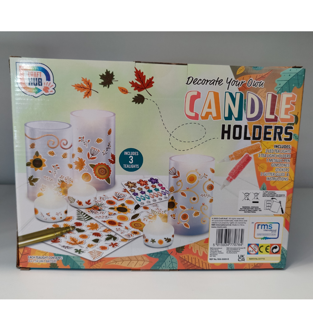 Decorate Your Own Candle Holders - why.gr