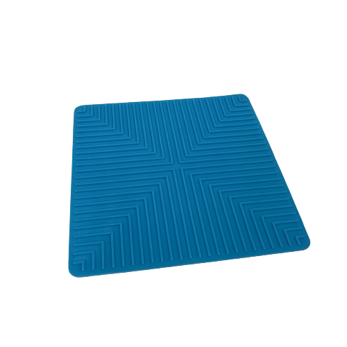 Bench Mat Silicone Blue 250x250mm