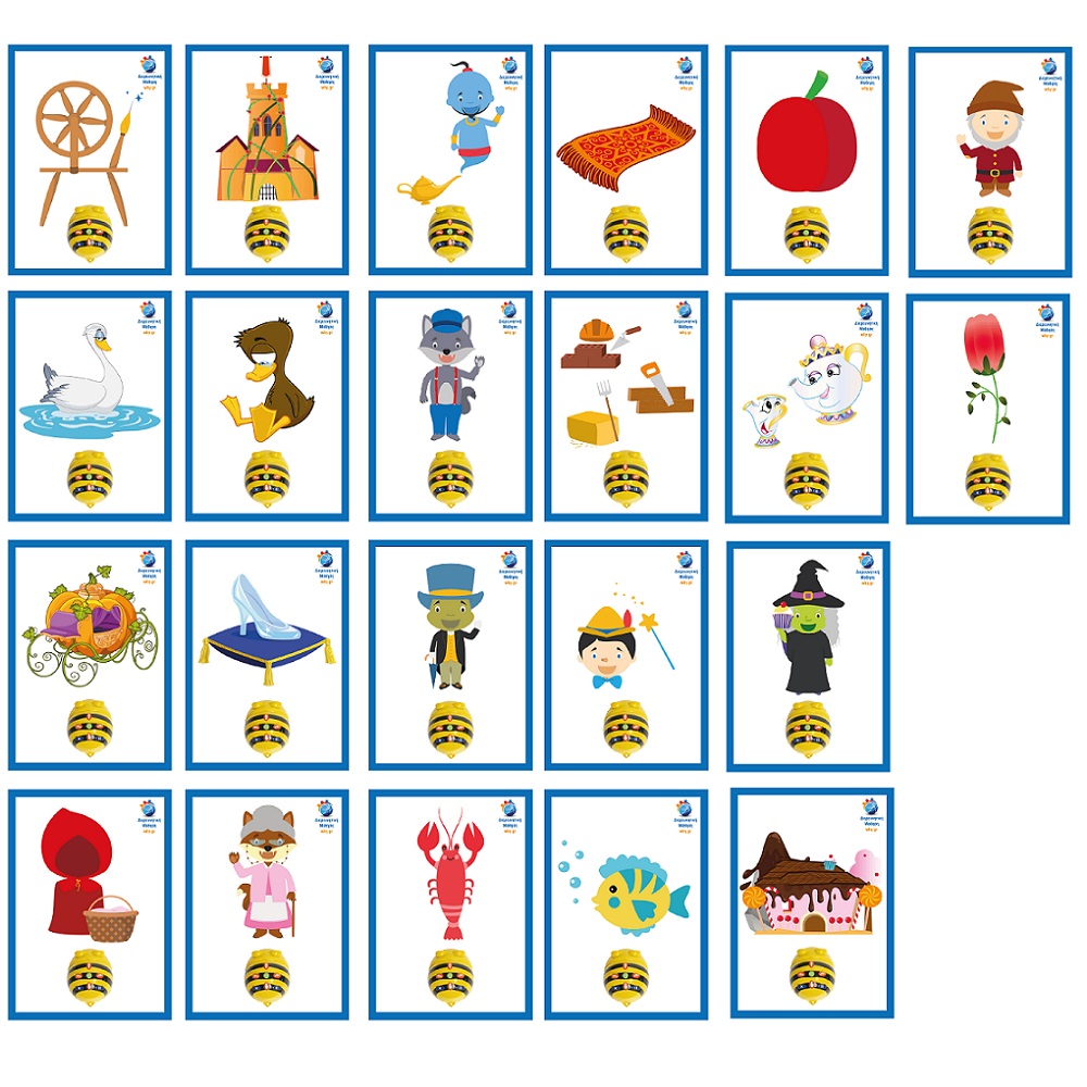 BeeBot A6 Cards for Fairytales Mat pk22 by Knowledge Research
